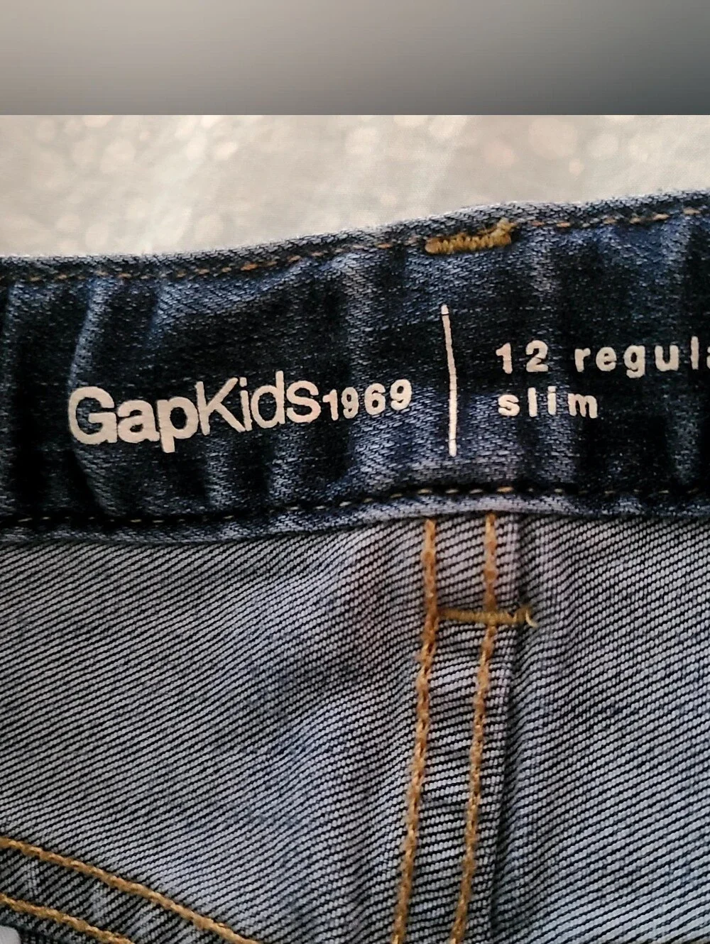 GAP Boys Indigo Regular / Slim Blue Jeans Sz 12